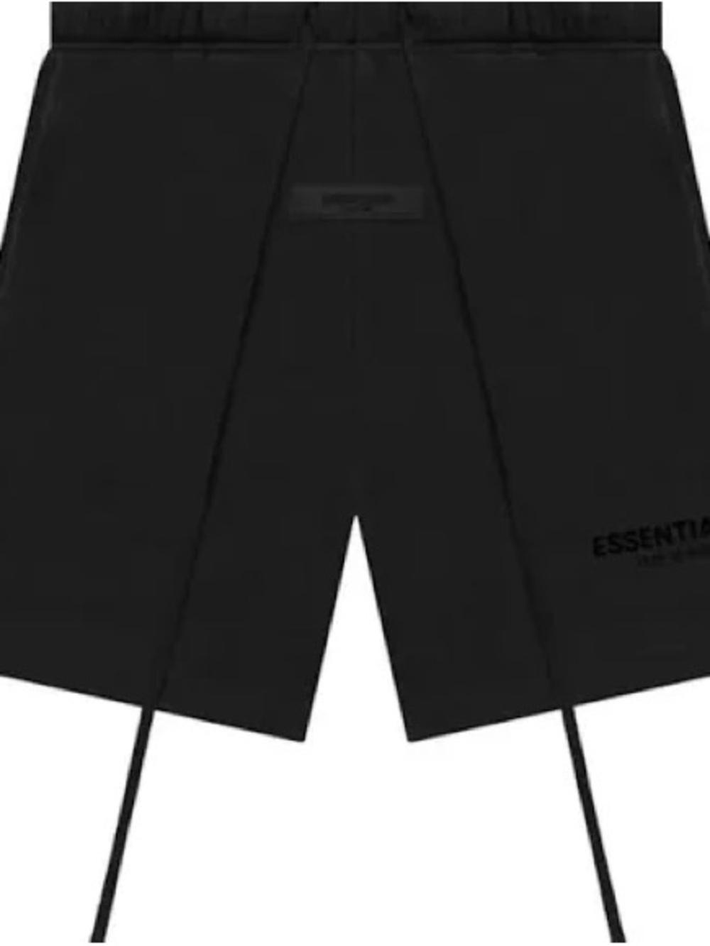 Essentials Men's Black Athletic Drawstring Shorts